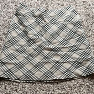 Preview Collection Black and Cream A-Line Skirt